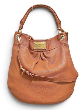 Marc Jacobs Classic Q Hillier large hobo bag Cognac Leather Shoulder brown